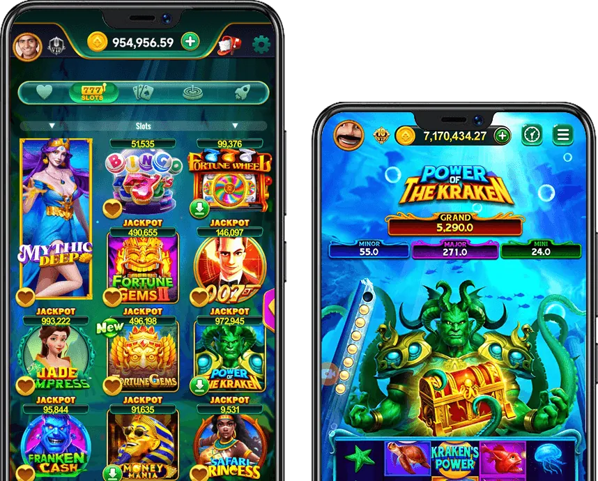 Hình ảnh các loại game nổ hũ đa dạng với nhiều chủ đề khác nhau